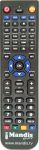 Replacement remote control for MB3003 (10524560)