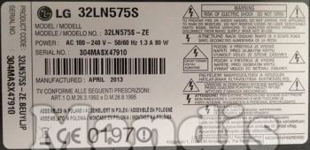 LG 32 LN 575 S