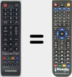 Replacement remote control for BN59-01247A