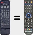 Replacement remote control for R30C17 (35031070)