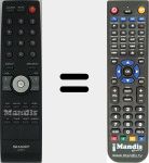Replacement remote control for 9JR9800000004 (098GR8BD9NESHR)