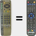 Replacement remote control for EUR511220
