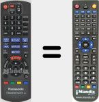 Replacement remote control for N2QAYB000886