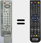 Replacement remote control for EUR511268AR