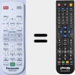 Replacement remote control for N2QAYA000126