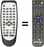 Replacement remote control GOLD T 151