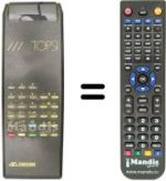Replacement remote control TOPSI