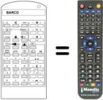 Replacement remote control Barco RECITAL