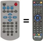 Replacement remote control REMCON1044