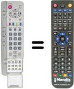 Replacement remote control EASY LIVING ESL46PDP
