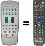 Replacement remote control 5158