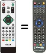 Replacement remote control Tboston RT7151