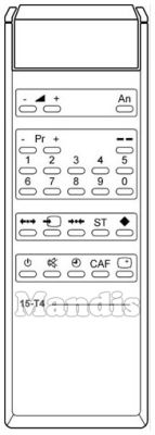 Original remote control ADMIRAL 15 T 4