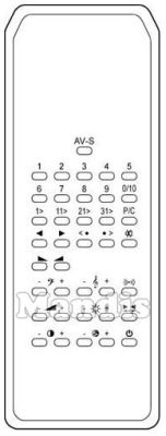 Original remote control PATHÉ CINEMA REMCON708