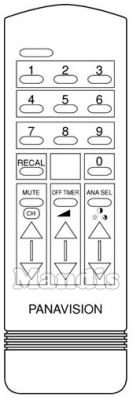 Original remote control PANAVISION CE 3703