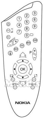 Original remote control NOKIA DVB 9800 S MEDIA