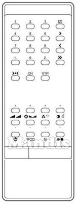 Original remote control ADMIRAL INFRARED 1030 S