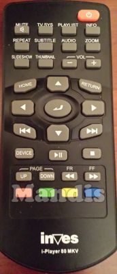 Original remote control WOXTER Iplayer80MKV