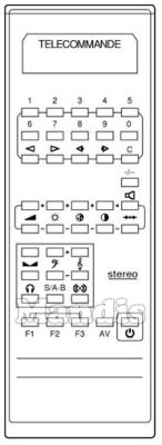 Original remote control PATHÉ CINEMA LME STEREO