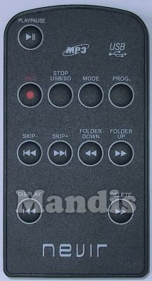 Original remote control NEVIR NVR800