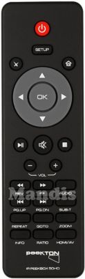Original remote control PEEKTON IRPeekbox50HD