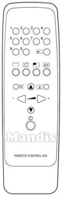Original remote control PALLADIUM RC204