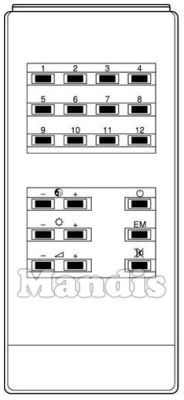 Original remote control PHONOLA RC 4-12 FACH