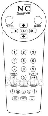 Original remote control NUMERICABLE RC8237 00