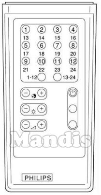 Original remote control PHONOLA RC IV 24 FACH