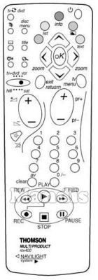 Original remote control PATHÉ MARCONI RCV 400