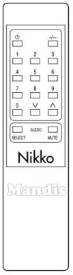 Original remote control NIKKO SAT 16 TASTI