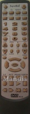 Original remote control SUPRATECH RC23 (DV228)