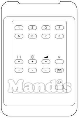 Original remote control OCEANIC TC 16 B