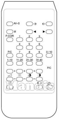 Original remote control PATHÉ CINEMA TC 99 MULTI