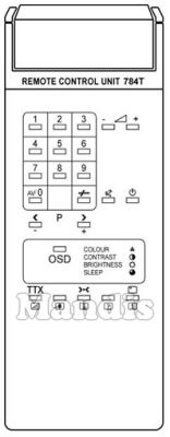 Original remote control ADMIRAL TM 40