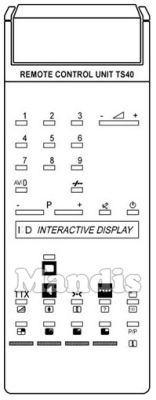 Original remote control ADMIRAL TS 40