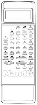 Original remote control ADMIRAL REMCON158