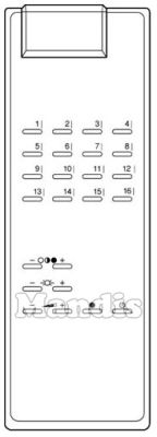 Original remote control OCEANIC VS 1