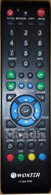 Original remote control WOXTER Icube3200