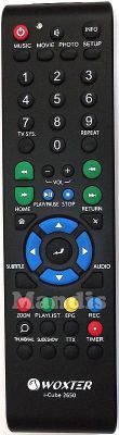 Original remote control WOXTER Icube2650