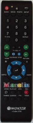 Original remote control WOXTER ICube2750