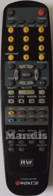 Original remote control WOXTER VDR2000HDDDVBT