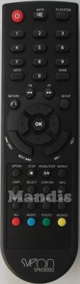 Equivalent remote control Sveon SPM3000