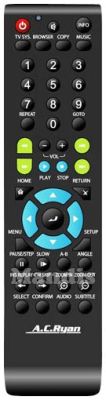 Equivalent remote control AC RYAN ACR-PV 73100 PLAYON HD