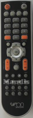 Equivalent remote control Sveon SPM3500