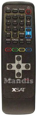 Equivalent remote control AB SAT X SAT