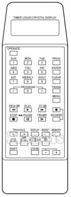 Equivalent remote control PCM VH201