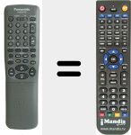 Replacement remote control for EUR571753