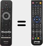 Replacement remote control for RC 2143801 / 01 (313922852871)