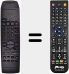 Replacement remote control for RH6640/01